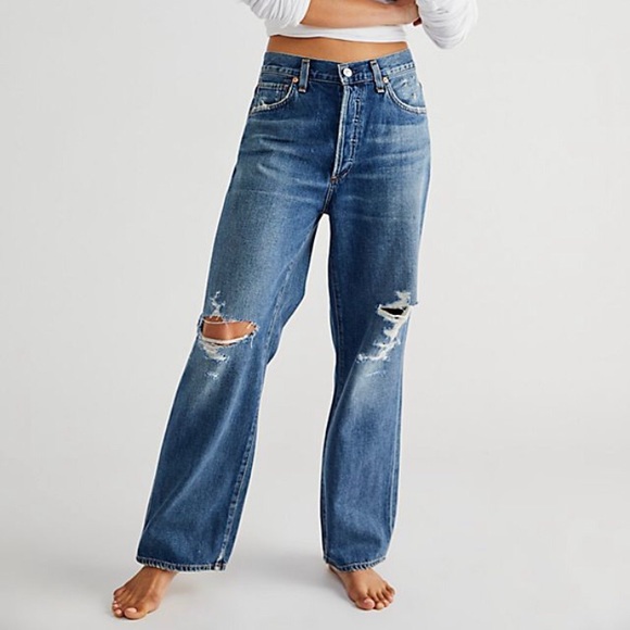 Citizens Of Humanity Denim - Citizens of Humanity Premium Vintage Lydia Wide Leg Jean